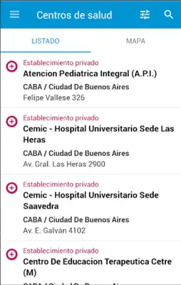 Argentina Salud android App screenshot 5